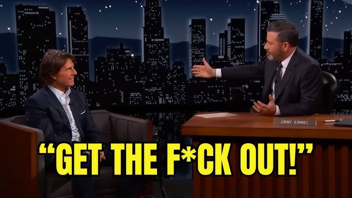 Tom Cruise Kicked Off Jimmy Kimmel After Fiery Statement - YouTube