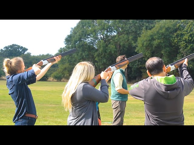 Laser Clay Pigeon Shooting with Joe's Bows 