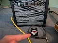 Patch cable solves annoying guitar problem - Roland CUBE-10GX 10-Watt Guitar Amplifier (CUBE-10GX)