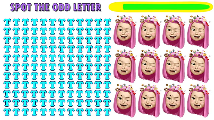 CAN YOU FIND THE ODD NUMBERS AND LETTER? #11 / HOW GOOD ARE YOUR EYES?