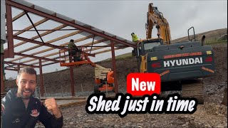 New Shed Has Plans Changed farm farming sheep cows ireland irish tepari uk dogs tractor