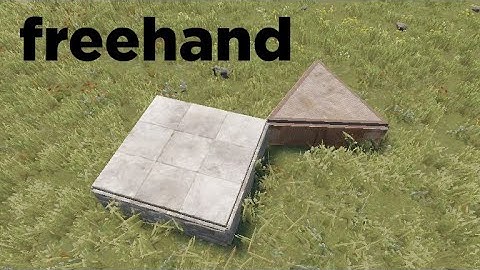 Freehanded Square on a Triangle