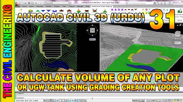 How to Calculate Volume of Plot Using Grading in Civil 3D | Grading Creation Tools | Lesson 31