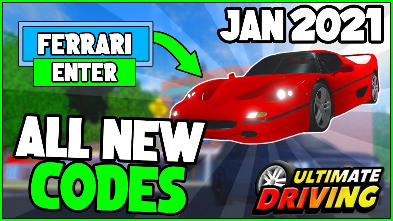 2021) All New Working Money Codes & More - Jan 2021 - All Working Codes -  Ultimate Driving Roblox - Youtube 2021) All New Working Money Codes & More - Jan 2021 - All Working Codes -  Ultimate Driving Roblox - Youtube