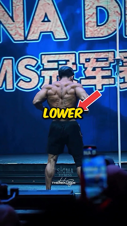 Asian Bodybuilder Demon Back 😈