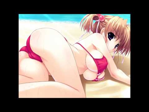 Topless teen girls in thongs anime