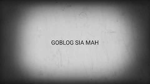 ASEP BALON - GOBLOG feat FEBBY WD + UDIN AND FRIENDS