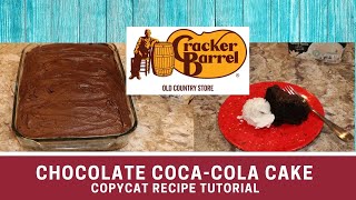 Cracker Barrel Chocolate Coca-Cola Cake Recipe Tutorial - Copycat Recipe