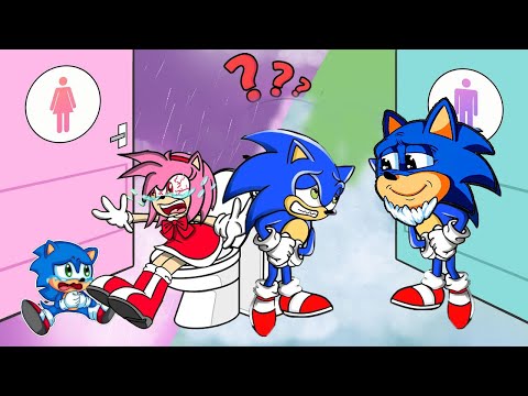 Sonic and Amy is so sad in toilet | Very Sad Story but Happy Ending || Zon Animation