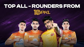 Top All-Rounders of PKL Season 10 | Pro Kabaddi League