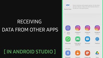 Receiving simple data from other apps || [ IN ANDROID STUDIO ] #androidstudio #androidintent