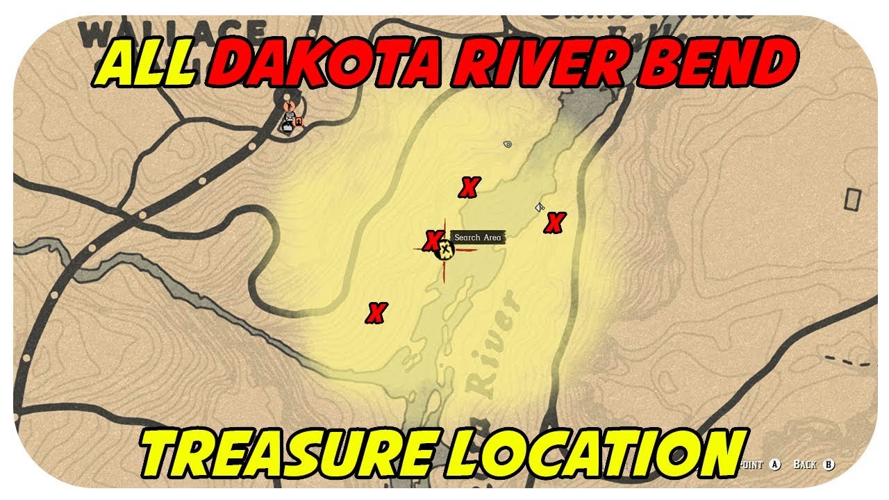 all locations, Dakota River Bend, treasure map locations, red dead online, ...