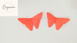 Origami kupu-kupu yang mudah dan sederhana | easy origami butterfly @Origamami