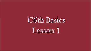 Lesson 1 on C6th pedal steel guitar - the basics of pedal 2 & 3
