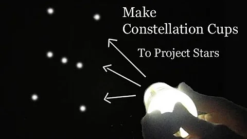 How to Make Constellation Cups - Project stars onto a wall - DayDayNews