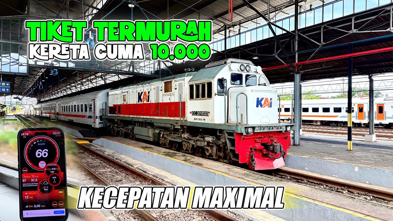 NYOBAIN NAIK KERETA DENGAN TIKET MURAH ‼️ K.A KEDUNGSEPUR RUTE SEMARANG - GROBOGAN
