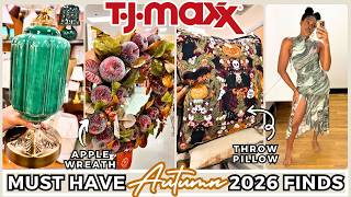TJ Maxx Fall 2026 SHOP WITH ME 🍂 MUST-HAVE Home Decor + Fall Fashion Try-On!