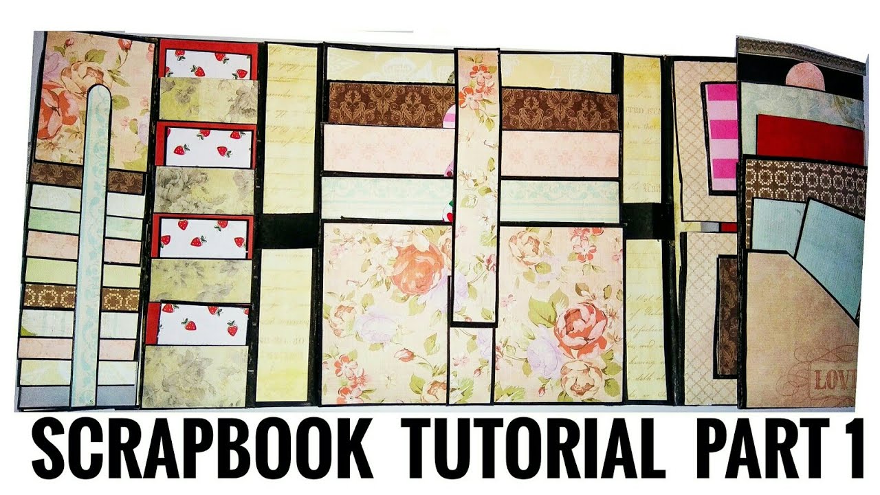 Photo Album Tutorial Part 1 | Photo Folio | Scrapbook Ideas | By Crafts ...