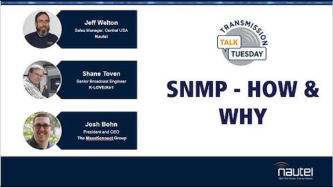 Transmission Talk Tuesday   SNMP   How and Why