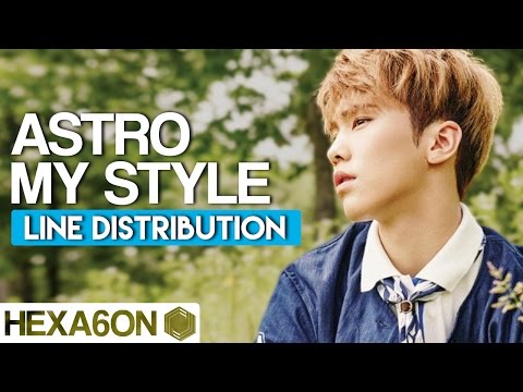 ASTRO - My Style Line Distribution (Color Coded)