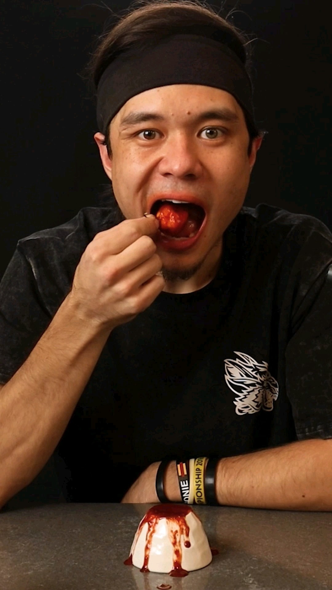 Habanero + 'Da Bomb' Hot Sause (~400,000 scoville)