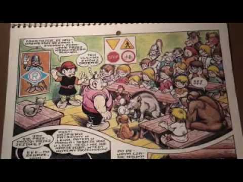 Janusz Christa komiksowy kalendarz 1987