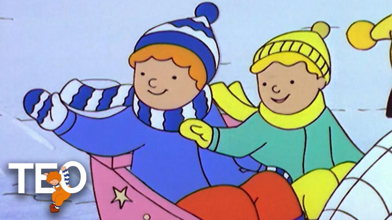 TEO | DIVERSIÓN EN LA NIEVE | Dibujos animados para niños en español