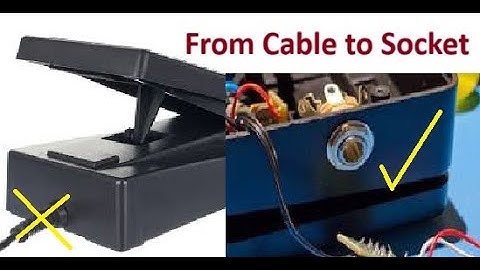 NEKTAR Expression Pedal - Output Socket Modification