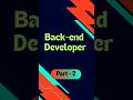 The Ultimate Backend Skills You Need in 2025!Part 2💻✨ #wisdomamplified #coding #frontendcourse