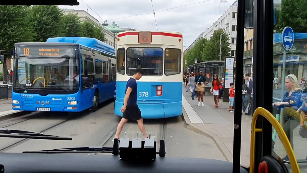Buss 19 i Göteborg från Fredriksdal till Backa