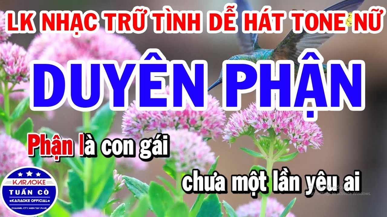 top bài hát karaoke New Liên Khúc Karaoke Nhạc Sống Trữ Tình Tone Nữ Toàn Những Bài Hay Dễ Hát | Duyên Phận | Đoạn Tuyệt
