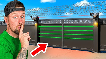 Ik heb een hightech beveiligingspoort voor mijn huis gebouwd