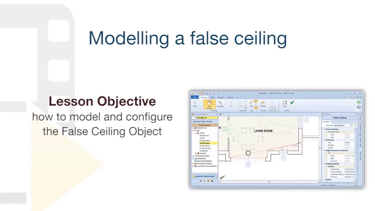 How To Design A False Ceiling Using An Architectural Bim
