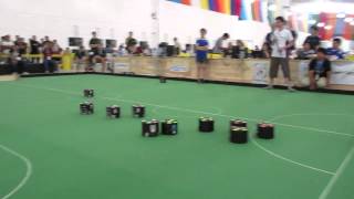 Robocup 2014 Game 3 - Thunderbots vs RoboDragons [Part 1/2]