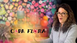 SNEEK PEEK at Copa Flora! Tropical, fruity, floral fabric collection with Moda Fabrics