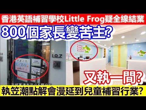 🔴又執一間？香港英語補習學校Little Frog疑全線結業！800個家長變苦主？執笠潮點解會漫延到兒童補習行業？｜CC字幕｜Podcast｜日更頻道