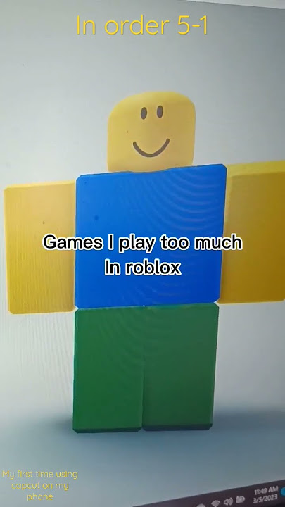 The games I'm  addicted to #shorts #roblox #addicted #capcut #edit