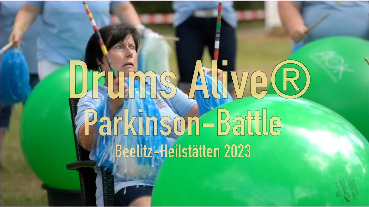 "Drums for all" mit "99 Luftballons" beim "Drums Alive Parkinson Battle