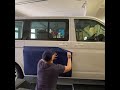 Volkswagen multivan matt blue vehicle wrap