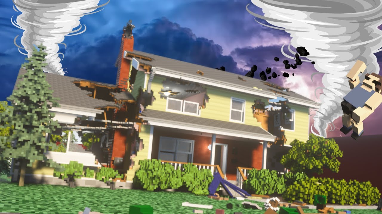Realistic Tornado DESTROYS MY HOUSE! (Teardown) - YouTube