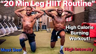 20 Min HIIT Workout | No Equipment | Build Explosive Legs| Results Fast | Tony Spielberg | Khulture