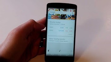 Android 4.4 KitKat Google Now