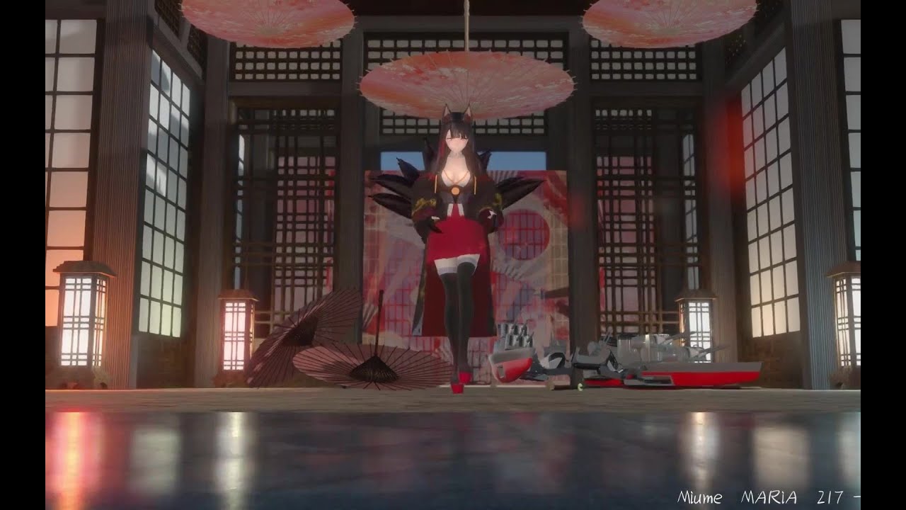 【Azur Lane MMD/4K/60FPS】Akagi【極楽浄土】