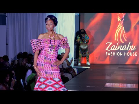 Africa Fashion Week Miami 2025 Zainabu Fashion House Afrikin Runway 