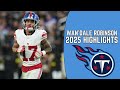 Wan’dale Robinson Highlights 🔥| Welcome to the Titans