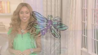 Carolyn Pollack Sterling Silver Abalone Doublet Dragonfly Ring or Cuff on QVC