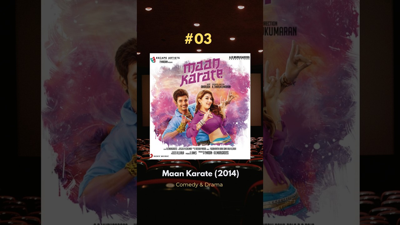 Top 5 Sivakarthikeyan movies 2012-2015😳
