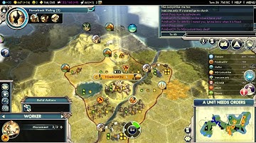 Civilization V 8-Player-FFA Songhai with Yoruus P02