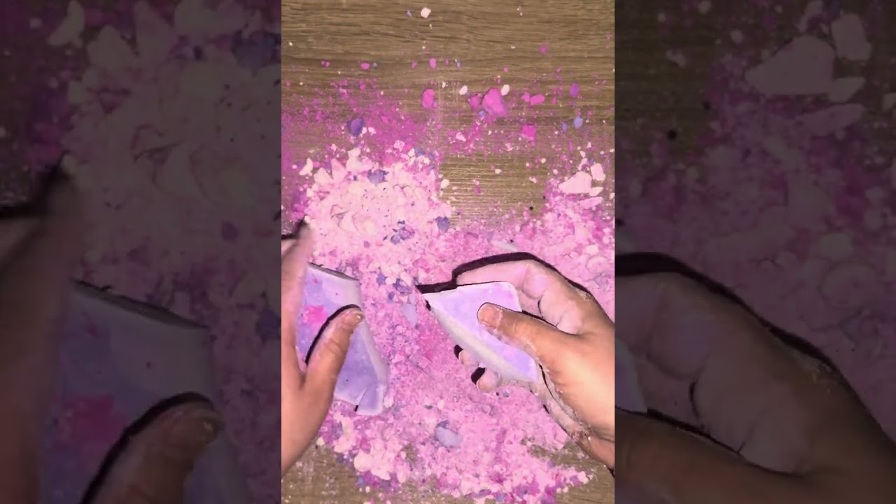 Lovely 🩷💜 #gymchalkasmr 