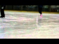 アイススケート　銀河アリーナ　アイスホッケー靴にLED　Hockey　Skating